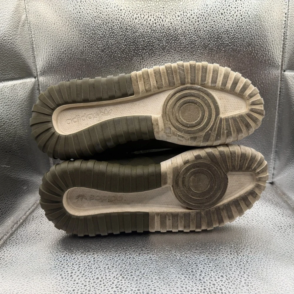Size 8 Adidas Tubular X Dark Green Mid Top Lace Up Mens Sneaker‎ Shoes AF6369